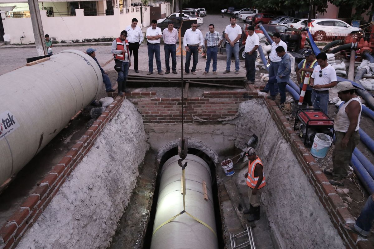 Inicia Seapal proceso de introdeslizamiento en la Versalles