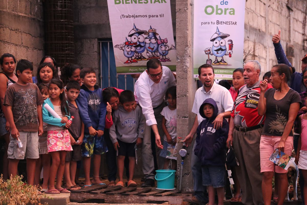 Cerro del Refugio ya tiene agua potable