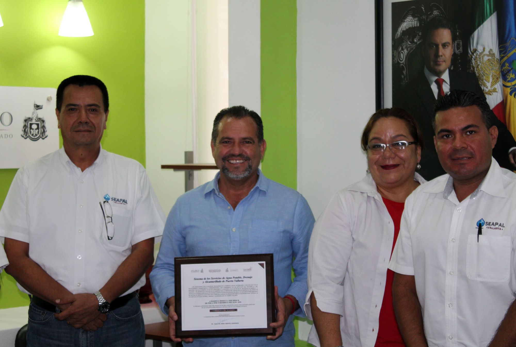 Certificación a la Calidad del Agua, resultado del trabajo en equipo