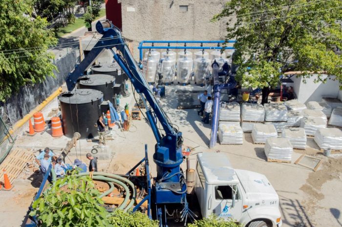 Avanzan trabajos de instalación en la nueva Planta Potabilizadora